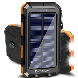 Durecopow 20000mAh Portable Solar Charger